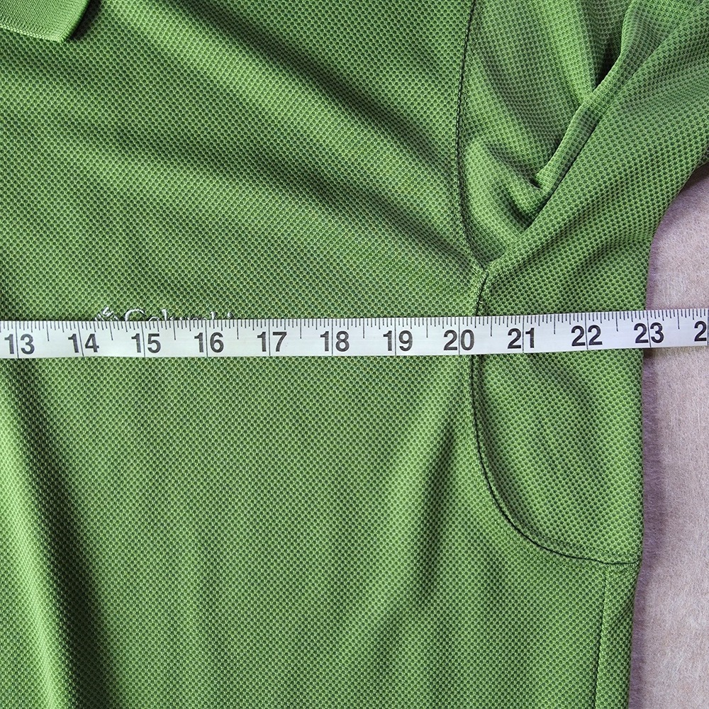 Columbia Omni Shade Polo Shirt Sz L PFG Green Logo Active Golf Tennis Outdoor - Picture 5 of 8